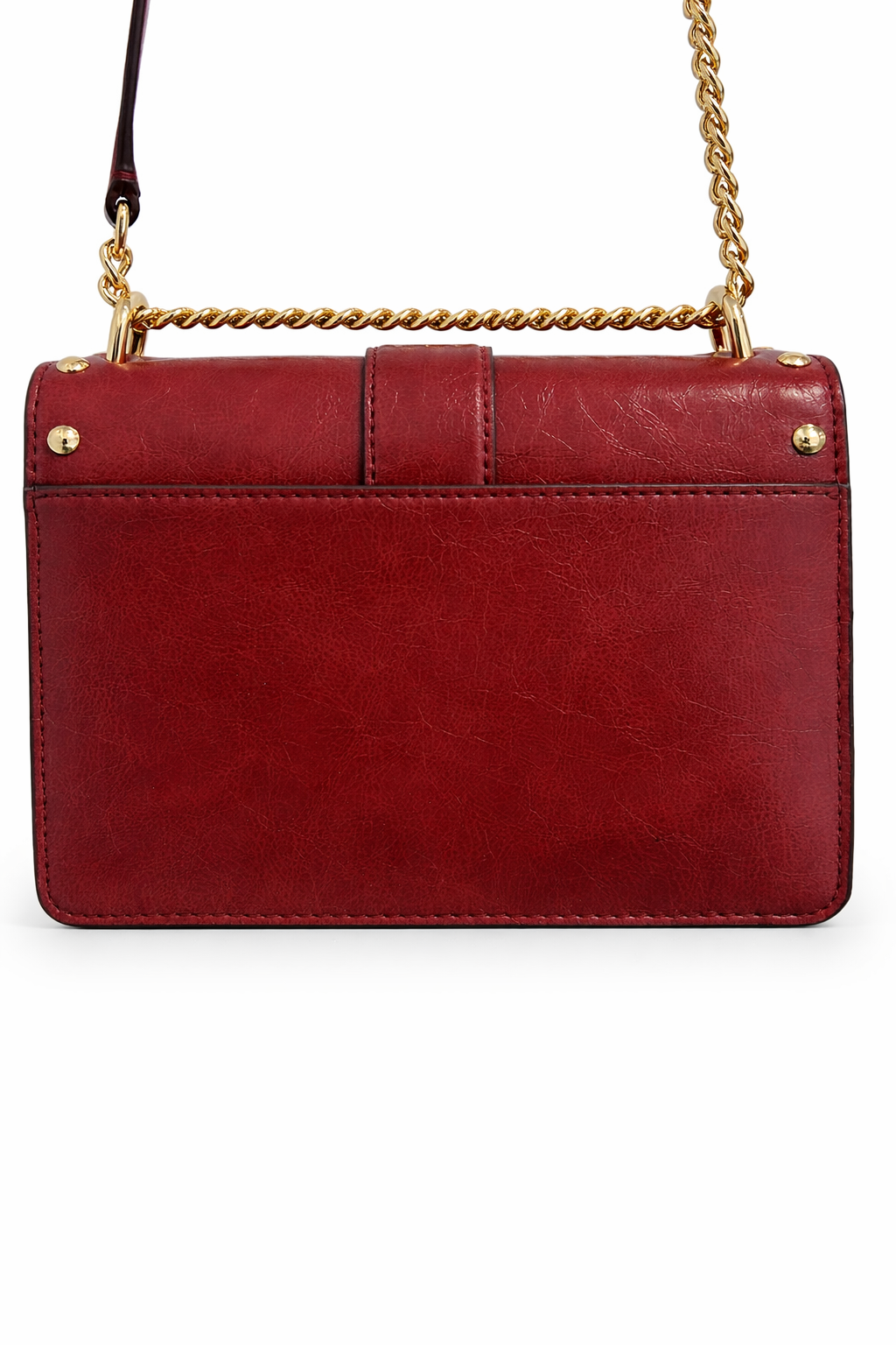Red and Gold Studded Michael Kors Bag