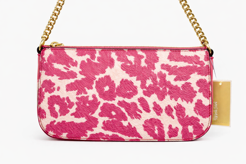 Pink Leopard Print Michael Kors Bag
