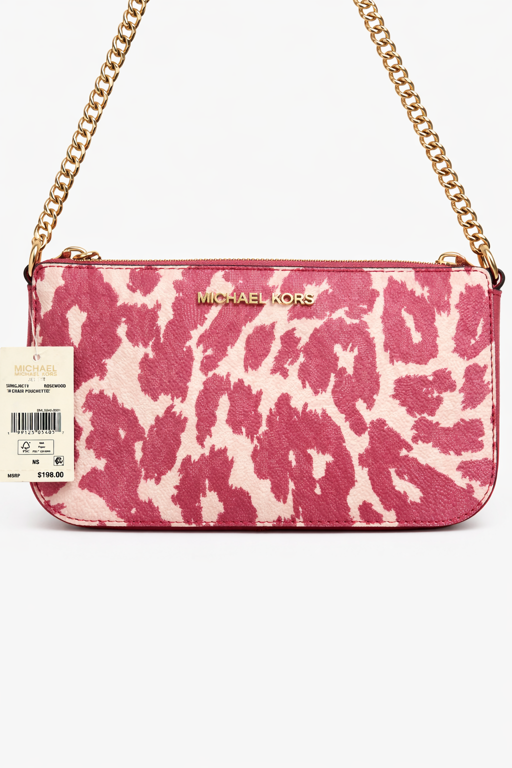 Pink Leopard Print Michael Kors Bag